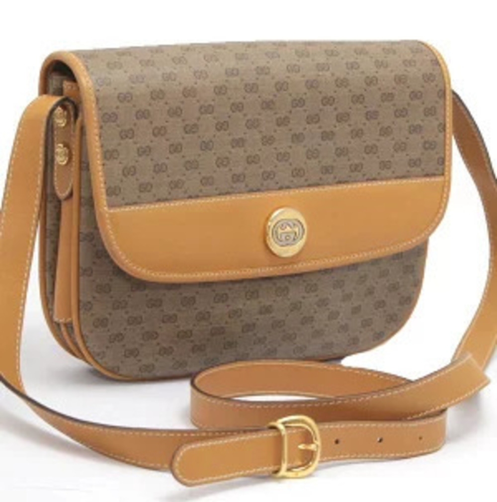 Gucci Bag Leather GG Beige Shoulder